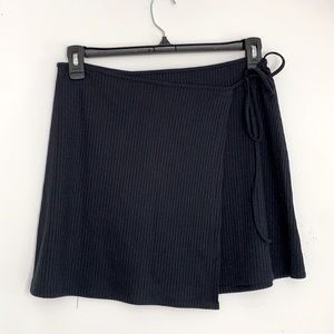 NWT Black Wrap Skirt